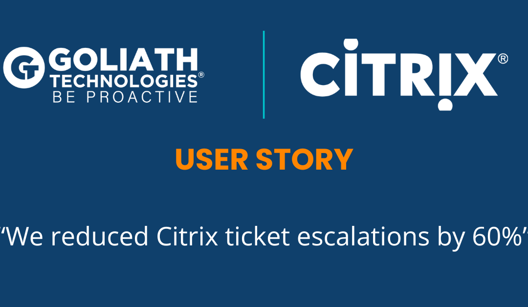 Law Firm Reduces Citrix Support Tickets by 60%