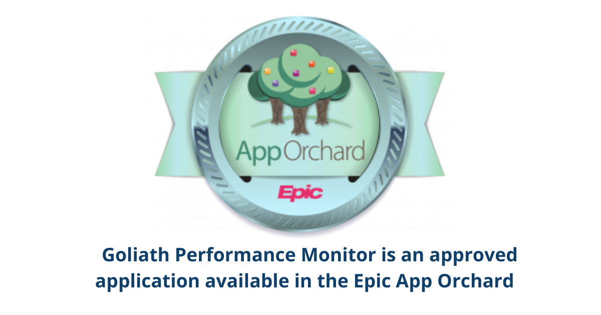 Goliath performance monitor is an approved application in the epic app orchard