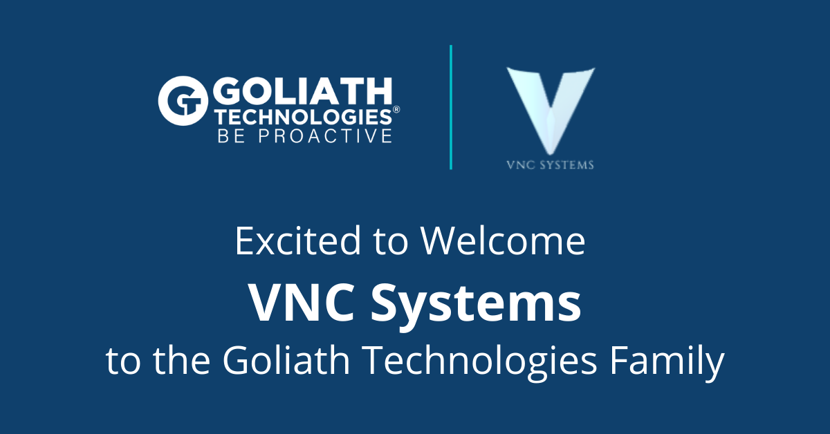 VNC Systems Partners with Goliath Technologies to Fulfill their Clients’ Need for Citrix or VMware Horizon Expertise with Technology