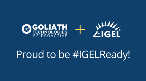 Goliath Technologies Joins IGEL Ready Program as a Technology Partner