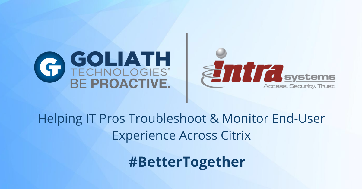 IntraSystems and Goliath Announce Strategic Partnership