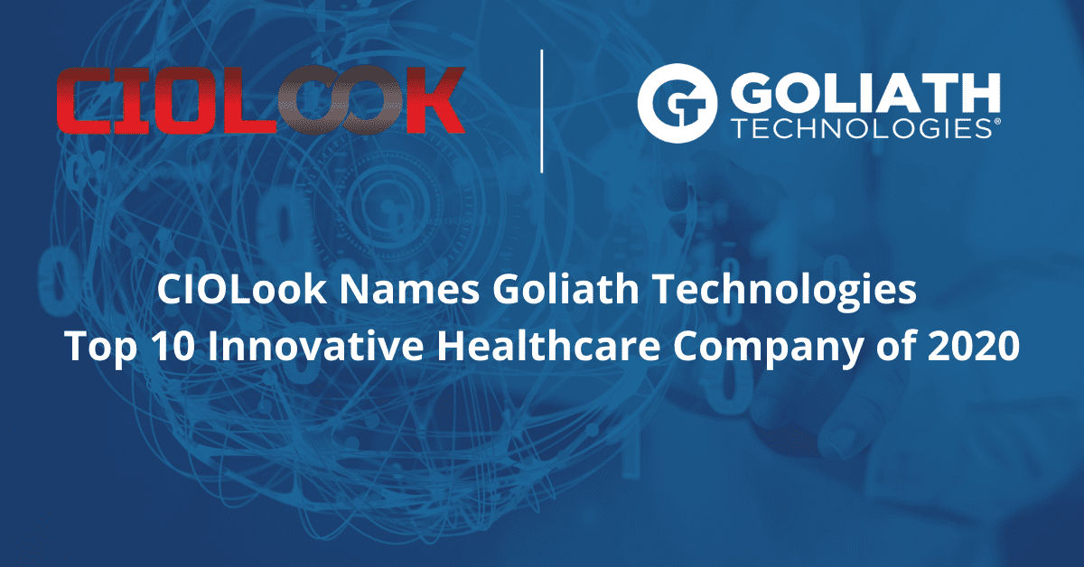 Goliath Technologies Named A Top 10 Innovative Healthcare Company in 2020