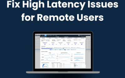 How do I fix high latency issues for remote users?