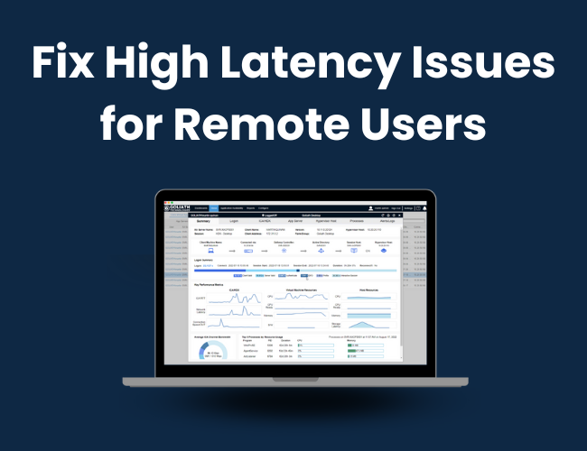 How do I fix high latency issues for remote users?