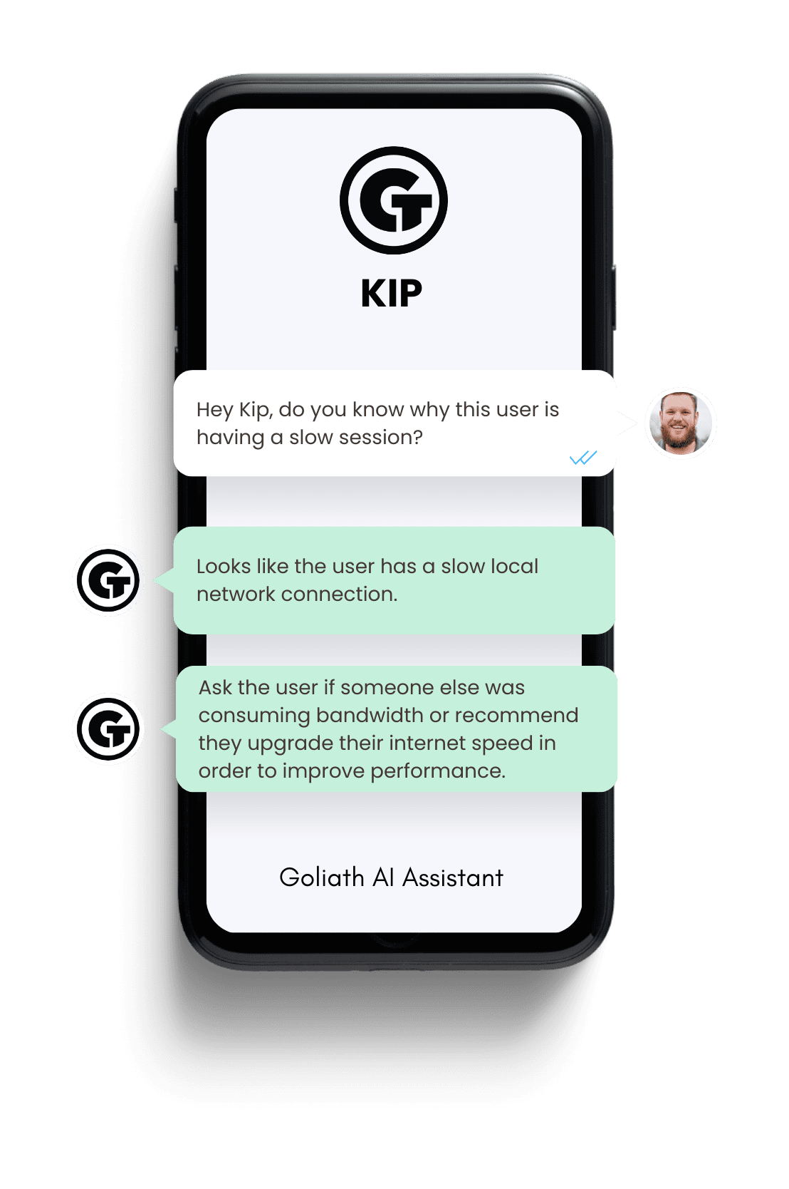 KIP AI Assistant - monitoring software