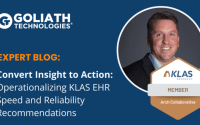 Operationalizing KLAS EHR Speed and Reliability Recommendations