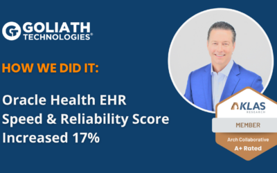 How We Did IT: Oracle Health EHR Speed & Reliability Score Increased 17%