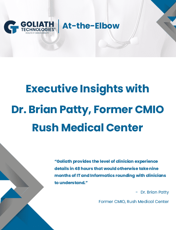 Executive Insights with Dr. Brian Patty, Former CMIO Rush Medical Center