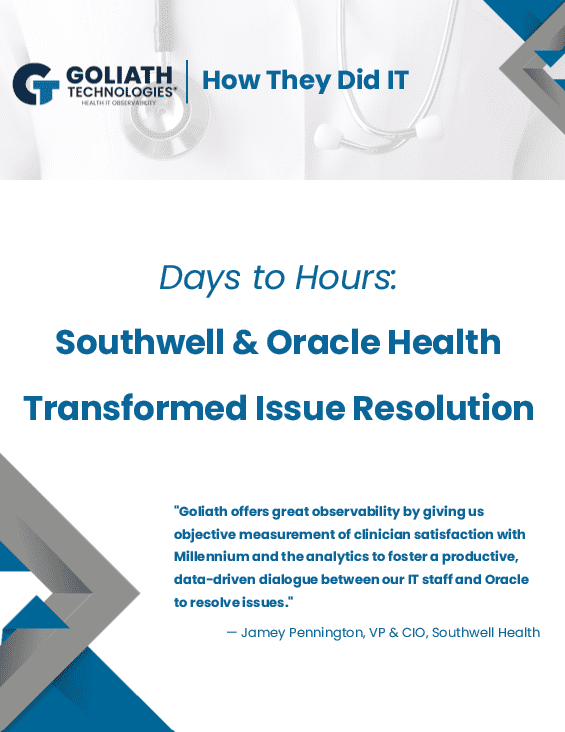 Southwell & Oracle Health Transformed Issue Resolution