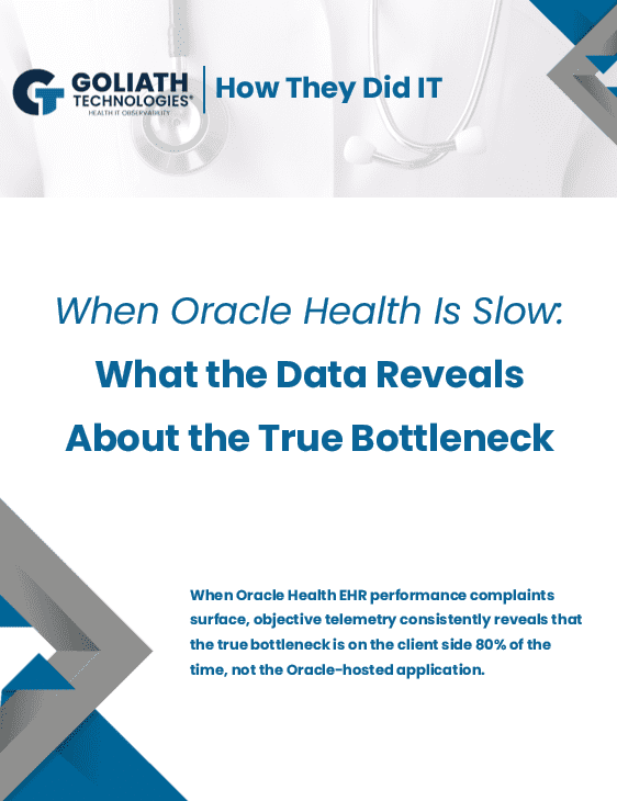 When Oracle Health Is Slow: What the Data Reveals About the True Bottleneck