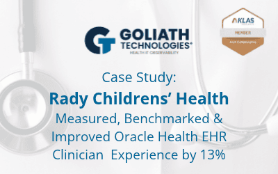 How They Did IT: Measured, Benchmarked & Improved Oracle Health EHR Clinician Experience by 13%